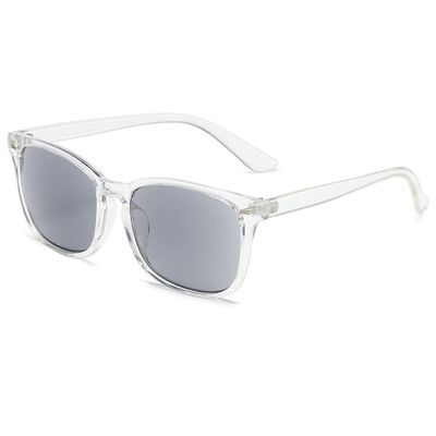 KOOSUFA Classic Reading Sunglasses Blue Light Blocking Sun Readers Eyeglasses UV400 Protection UV Resistant Outdoor Eyewear for Men Women Transparent 2.75
