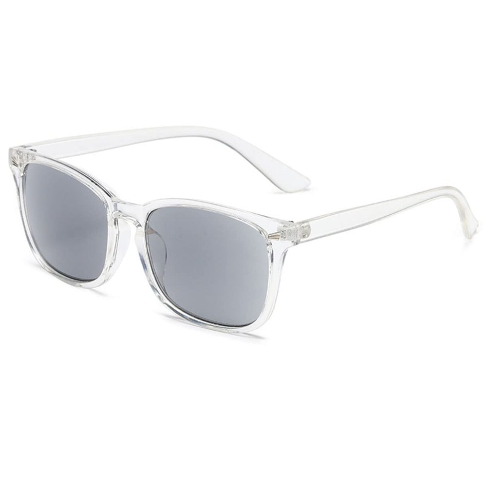 KOOSUFA Classic Reading Sunglasses Blue Light Blocking Sun Readers Eyeglasses UV400 Protection UV Resistant Outdoor Eyewear for Men Women Transparent 2.75