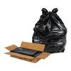 Concept4u 100 x Black Compactor Sack Extra Heavy Duty Bin Bags Household Garbage Bin Liners Ideal for Everyday Use, Office, Gardening, Construction, Home, Restaurant view 1