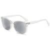 VEVESMUNDO Sun Reading Glasses Sunglasses Rectangle UV Protection Readers with Reading Lenses view 1