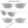 VEVESMUNDO Sun Reading Glasses Sunglasses Rectangle UV Protection Readers with Reading Lenses view 3