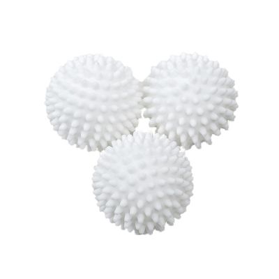 MYBAQ,3 PCS Fabric Softener Dispenser Ball,Sticky Laundry Balls,Anti-Tangle Washing Machine Ball,Washing Sponge Household Substitute,Reusable Fabric Softener Dispenser Drying Balls, White