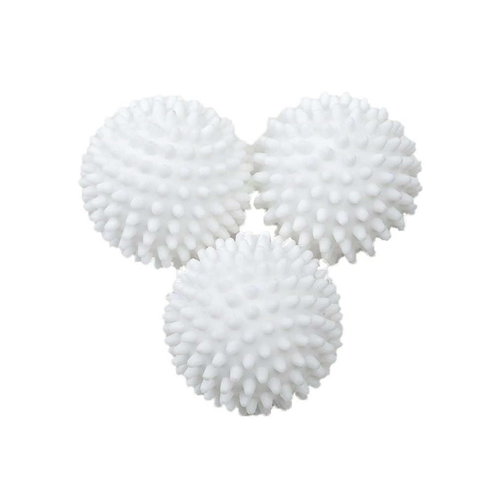 MYBAQ,3 PCS Fabric Softener Dispenser Ball,Sticky Laundry Balls,Anti-Tangle Washing Machine Ball,Washing Sponge Household Substitute,Reusable Fabric Softener Dispenser Drying Balls, White