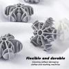 MYBAQ,10 PCS Anti-Tangle Laundry Ball,Fabric Softener Dispenser Ball,Reusable Fabric Softener Dispenser Drying Balls,Domestic Anti-Knot Washing Machine Cleaning Balls,for All Kinds of Washing Machine view 4