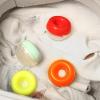 MYBAQ,4 PCS Washing Machine Hair Collector,Domestic Anti-Knot Washing Machine Cleaning Balls,Reusable Fabric Softener Dispenser Drying Balls,Fabric Softener Ball Dispenser for Washer view 4