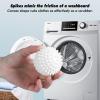 MYBAQ,3 PCS Fabric Softener Dispenser Ball,Sticky Laundry Balls,Anti-Tangle Washing Machine Ball,Washing Sponge Household Substitute,Reusable Fabric Softener Dispenser Drying Balls view 2