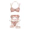 WILLBEST basque suspenders and stockings set camisole clothes women navy womens corselette with suspenders under slips for dresses with g-string v neck leather outfits for women womans pjs g strings view 2