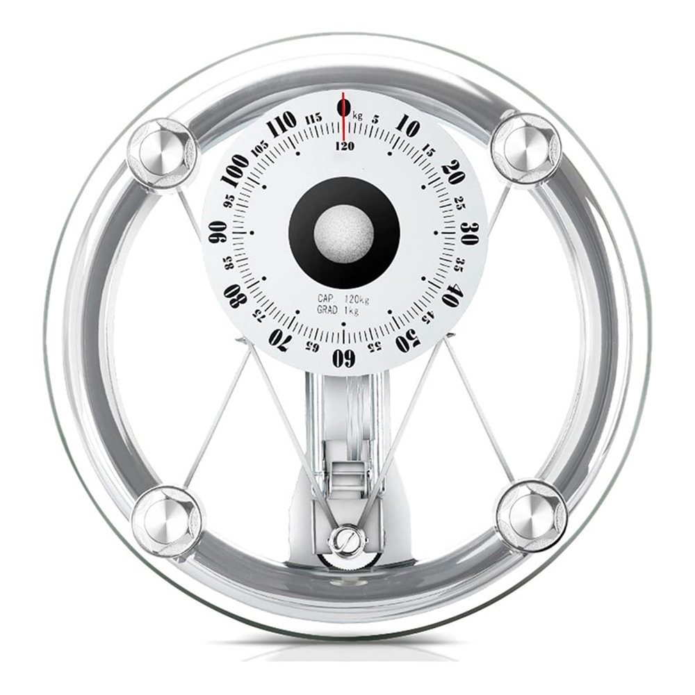 Analog Scales,Analog Body Weight Scale,Home Scale Scales,Battery Free,High-Precision Mechanical Medical Scale,Easy To Clean, With Easy To Read Measurements