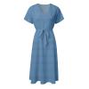 WILLBEST Womens Casual Dresses White Formal Dress Adjustable Strap Sheer top Womens Summer Dresses 2024 Romper Dress Tank for Women Sundresses for Women 2024 Outfits Tube Tops Cutout view 3