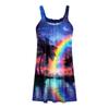Sexy Sundresses for Women Summer Mini Dress Soft Plus Size Summer Outfits Plus Size Denim Dress Cap Sleeve Tops Outfits 2024 Beaded Beach Casual Gray Date Night view 2