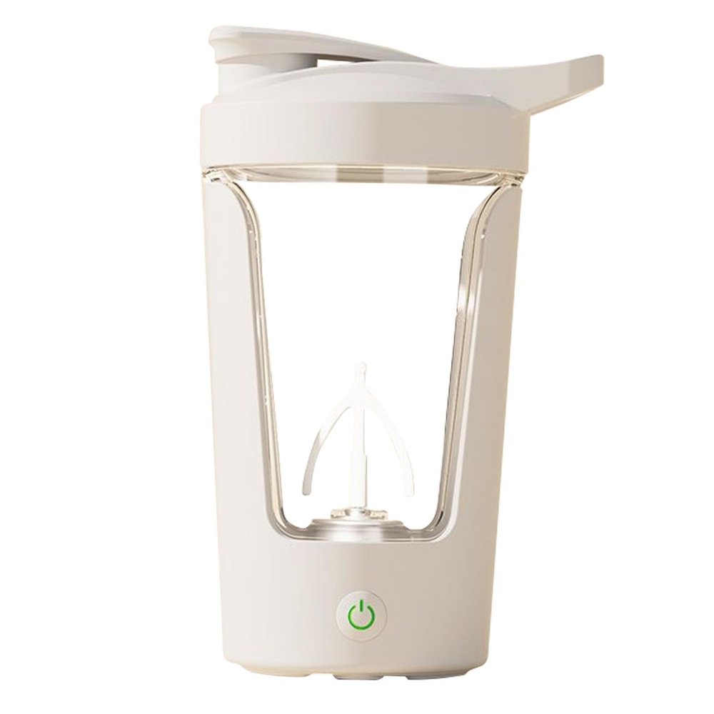 zwxqe Electric Protein Shaker Bottle | Portable Protein Blender Cup Shake Bottle Mixer | Leak-proof Mixing Cup, Rechargeable Shaker Cups, Long-lasting for Protein Shakes, Meal Replacements