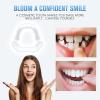 Flipped Warmth 2 Pairs Teeth Veneers Instant Veneers Teeth Whitening, Clip in Veneers Teeth for Missing Teeth, Temporary Denture Cosmetic Comfort Fit Snap on Veneers Teeth Quick Fit Dentures view 3