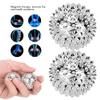 1 Pair Magnetic Massage Ball Hand Massage Acupressure Treatment Ball Silver Needles On The Ball are Designed for Stimulating Acupuncture Points view 3