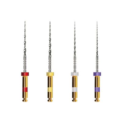 VSDent NiTi S-Shaped M Pilot Rotary Files 25mm #25-Red (Pack of 4)