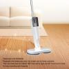 Cordless Electric Mop, Electric Spin Mops with Water Sprayer, Lightweight Floor Scrubber Mop Floor Cleaner Machine for Hardwood Tile Marble Floors Laminate (White) view 2