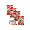 Brazil Nut Toffee Sweets Walkers Nonsuch x 4 150g Bags Bundle with TinTastic Silver Window Lid Refillable On-the-Go Tin view 1