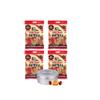 Brazil Nut Toffee Sweets Walkers Nonsuch x 4 150g Bags Bundle with TinTastic Silver Window Lid Refillable On-the-Go Tin view 2