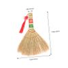 MAGICLULU Handmade Woven Bed Sweeper Broom Small for Household Cleaning for Indoor Sweeping and Car Brush Use for Home and Restaurant Use view 3