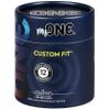MyONE Custom Fit Snug Sized Condoms | Tailored Width & Length | Max Pleasure | Triple Tested Softer Latex | Lubricated | Nontoxic, Vegan, Non-GMO | 49E: Width 49 mm (49), Length 144 mm (E) view 1