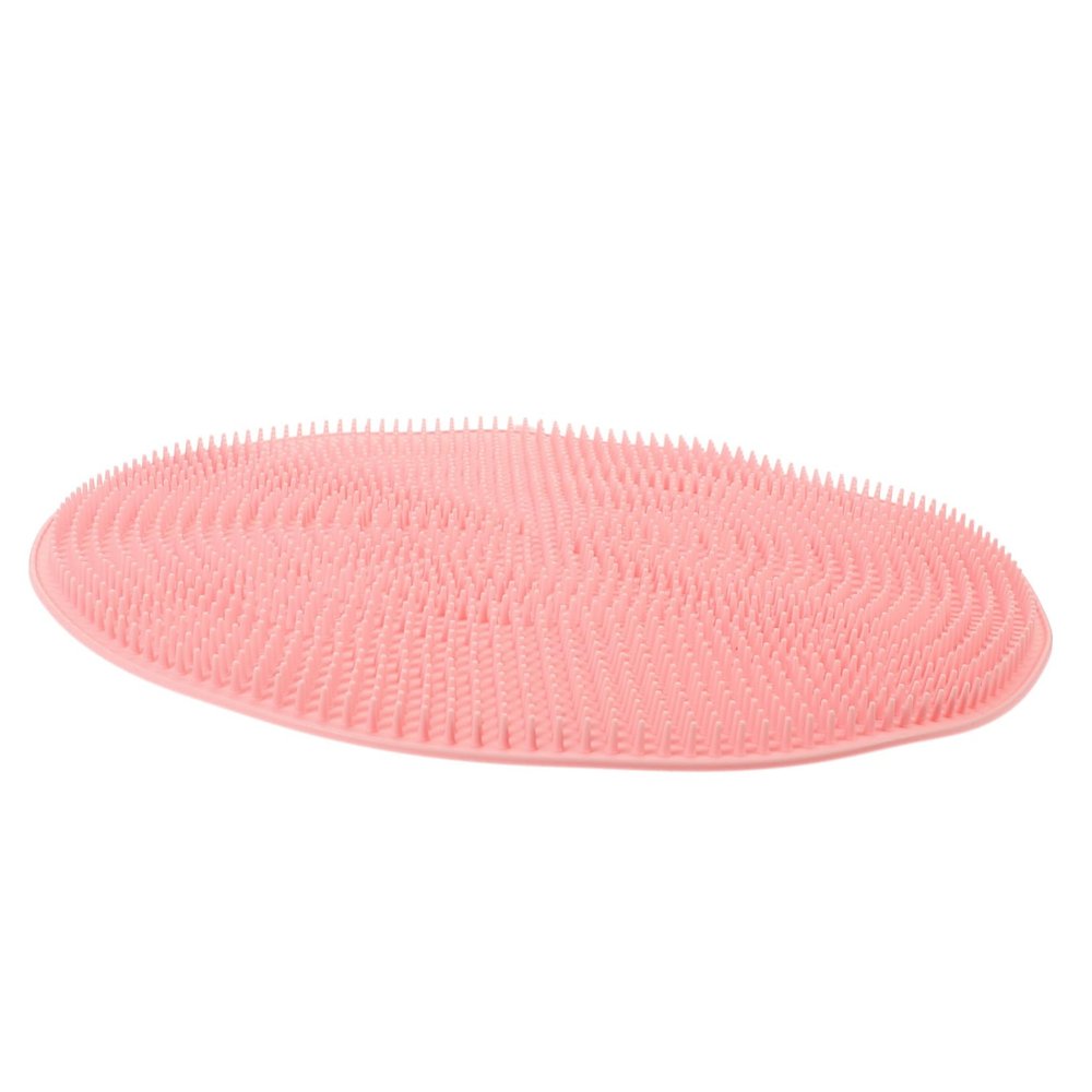 BCOATH Silicone Foot Brush for Shower Floor Toe Cleaner Back Scrubber Suction Cups Bath Scrubber