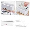 FRCOLOR Portable USB Ultrasonic Jewelry Cleaner Box for Eyeglasses, Dentures, and Watches  White Ultrasonic Cleaning Device for Home and Travel Use view 3