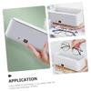FRCOLOR Portable USB Ultrasonic Jewelry Cleaner Box for Eyeglasses, Dentures, and Watches  White Ultrasonic Cleaning Device for Home and Travel Use view 4