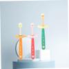Hoement 3pcs Manual Boys and Girls Toothbrush Boy Girl Age Soft Bristles Brush for and Tooth Cleaning view 2