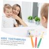 Hoement 3pcs Manual Boys and Girls Toothbrush Boy Girl Age Soft Bristles Brush for and Tooth Cleaning view 4