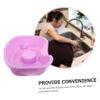 PLAFOPE Portable Shampoo Basin for Elderly Bedridden with Lid, Reusable Hair Washing Tray for Home Care, Lightweight Plastic Hair Wash Bowl Suitable for Disabled and Maternity Use view 4