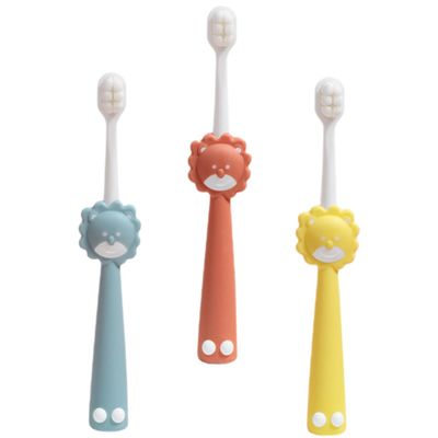 SEWOART 3pcs Boys and Girls Toothbrush Portable Boy Girl Toothbrush Soft Bristles Manual Childrens Travel for Daily Use Safe Teeth Brush