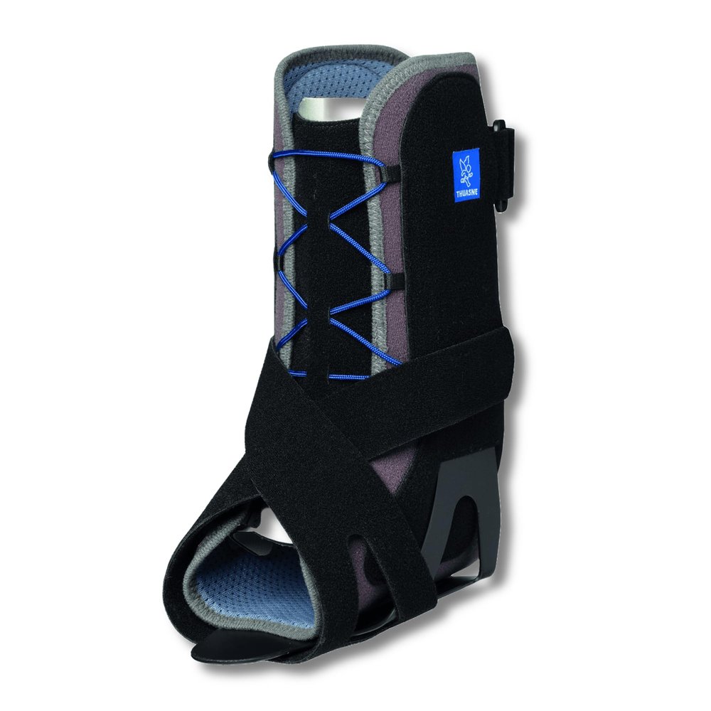 THUASNE Malleo Dynastab Vario - 3 in 1 Design - Ankle Joint Stability Brace - Chronic Ankle Instability - Post Op and Mild Foot Drop Support - CE Medical Device (Size 2)
