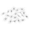 10 Pairs Golden PVC Glasses Anti Slip Aluminum Conductor Silver Nose Pads Glasses Nose Pad Adhesive Foam view 1