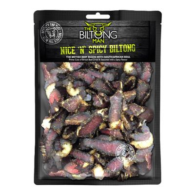 The Biltong Man Nice n Spicy Fatty - High-Protein Beef Snack, 500g