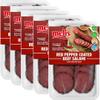 Melis Smoked Beef Salami with Red Pepper Coating 80 Gramm x 5 Packs by Pufai view 1
