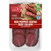Melis Smoked Beef Salami with Red Pepper Coating 80 Gramm x 5 Packs by Pufai view 2