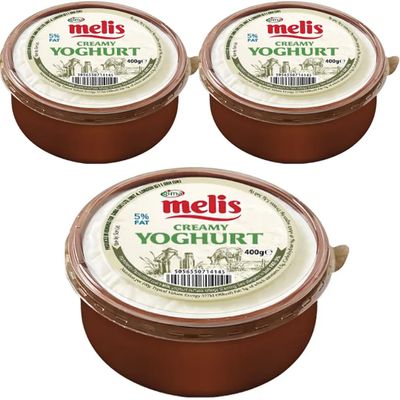 Melis Creamy Yoghurt 400 Gram x 3 Pieces by Pufai Grocery
