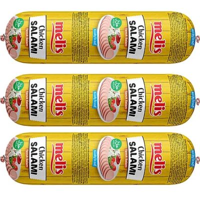 Melis Chicken Salami Halal 500 Gramm x 3 PACKS by Pufai Grocery