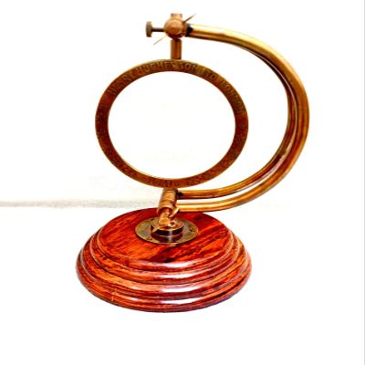 10 Piece Lot Brass Adjustable Magnifying Glass Vintage Nautical Table Decor Magnifier