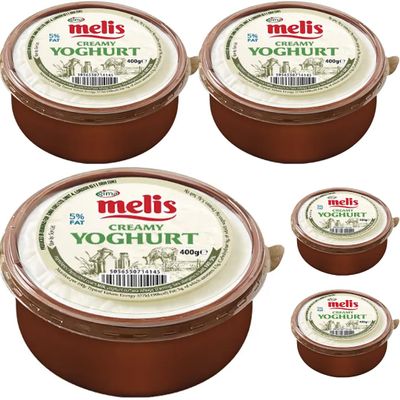 Melis Creamy Yoghurt 400 Gram x 5 Pieces by Pufai Grocery