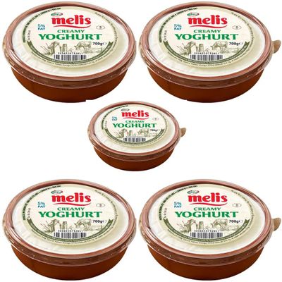 Melis Creamy Yoghurt 700 Gram x 5 Pieces by Pufai Grocery