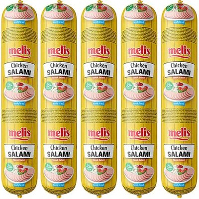 Melis Chicken Salami Halal 900 Gramm x 5 PACKS by Pufai Grocery