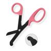 2Pcs Stainless Steel Medical Bandage Scissors Durable EMT Trauma Scissors Plastic Handle Titanium Bandage Shears for Household Tuff Cut Bandage Scissor view 3