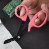 2Pcs Stainless Steel Medical Bandage Scissors Durable EMT Trauma Scissors Plastic Handle Titanium Bandage Shears for Household Tuff Cut Bandage Scissor view 4
