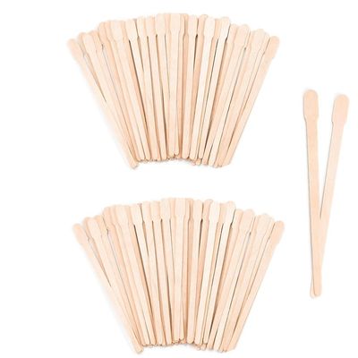 200pcs Wooden Wax Sticks - Disposable Wooden Waxing Spatulas - Small Sizes Eyebrow Waxing Applicator Spatulas for Facial/Lip Hair Removal,Eyebrow Wax Sticks Wax Applicator,Wooden Wax Spatulas Kit
