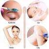 200pcs Wooden Wax Sticks - Disposable Wooden Waxing Spatulas - Small Sizes Eyebrow Waxing Applicator Spatulas for Facial/Lip Hair Removal,Eyebrow Wax Sticks Wax Applicator,Wooden Wax Spatulas Kit view 4
