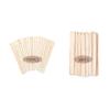 150pcs Wooden Wax Sticks - Disposable Wooden Waxing Spatulas - Small&Medium Sizes Eyebrow Waxing Applicator Spatulas for Hair Removal,Eyebrow Wax Sticks Wax Applicator,Wooden Wax Spatulas Kit(2 Style) view 3