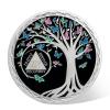 14 Years Sobriety Coin, Butterfly Tree of Life AA Chips and Medallions, Recovery Anniversary Tokens with Serenity Prayer, Sobriety Gifts for Men Women view 2