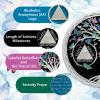 14 Years Sobriety Coin, Butterfly Tree of Life AA Chips and Medallions, Recovery Anniversary Tokens with Serenity Prayer, Sobriety Gifts for Men Women view 4