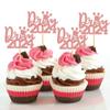 Ercadio 24pcs Prom Cupcake Topper Glitter Rose Gold Graduation Prom Decorations for Party 2024 Prom Graduation Cupcake Topper 2024 Graduation Decorations Prom Party Decorations view 4
