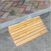 Threshold Ramps for Doorways, Sturdy Wooden Non Slip Door Step Ramp for Seniors/Toddlers/Pets, Mobility Entry Ramp for Wheelchair/Bike/Scooter view 1